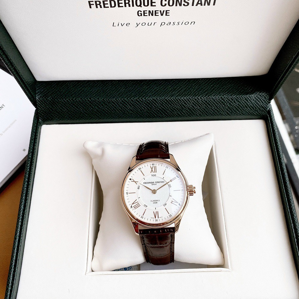 Đồng Hồ FREDERIQUE CONSTANT Nam Dây Da Nâu FC-282V5B4 42mm Chính Hãng