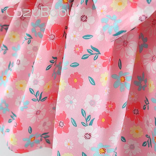 Đầm Công Chúa Hai Dây Thời Trang Mùa Hè Cho Bé Gái 0-3 Tuổi