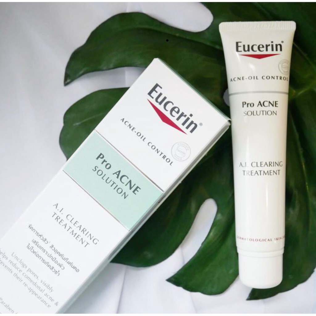 Kem giảm mụn và nhờn Eucerin Pro Acne AI Clearing Treatment 40ml