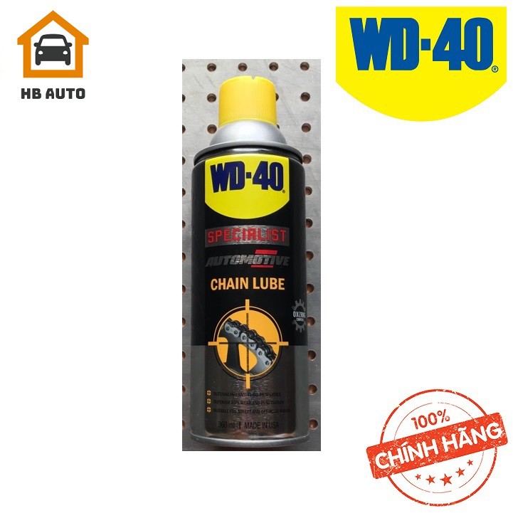 Dầu sên xích Chain Lube WD-40 Specialist Automotive 360ml