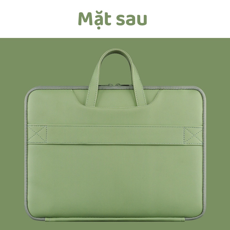 Túi chống sốc Macbook|Túi chống sốc laptop 15 6 inch| Túi xách đựng Laptop có quai cầm,da PU chống nước 13.3 inch.