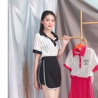 Chân váy chữ A  borip phối viền siêu siêu năng động