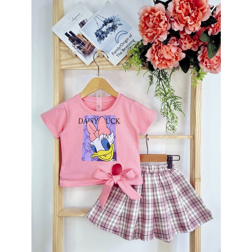 Bộ Bé Gái Chân Váy Kèm Áo Phối Nơ Caro AS06- Trang 25 Kids