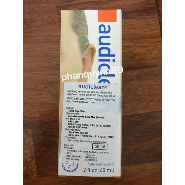 AUDICLEAN - NƯỚC RỬA TAI | BigBuy360 - bigbuy360.vn