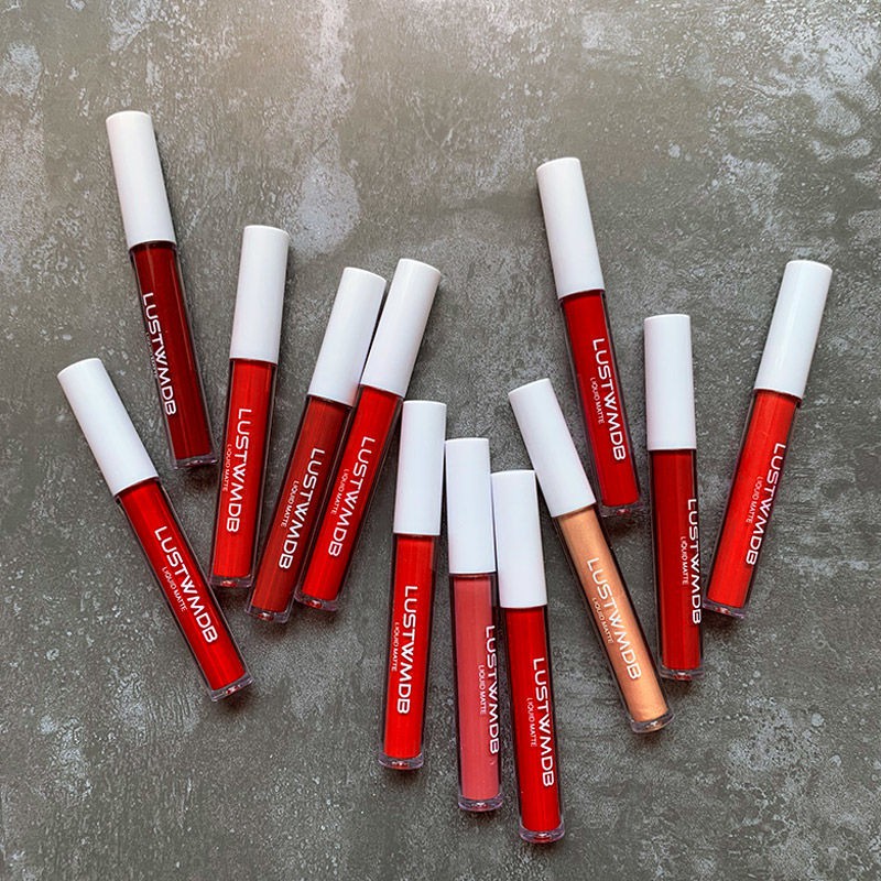 (Hàng Mới Về) Bộ 12 Son Kem Màu Lì Lâu Trôi Không Phai Không Thấm Nước | BigBuy360 - bigbuy360.vn