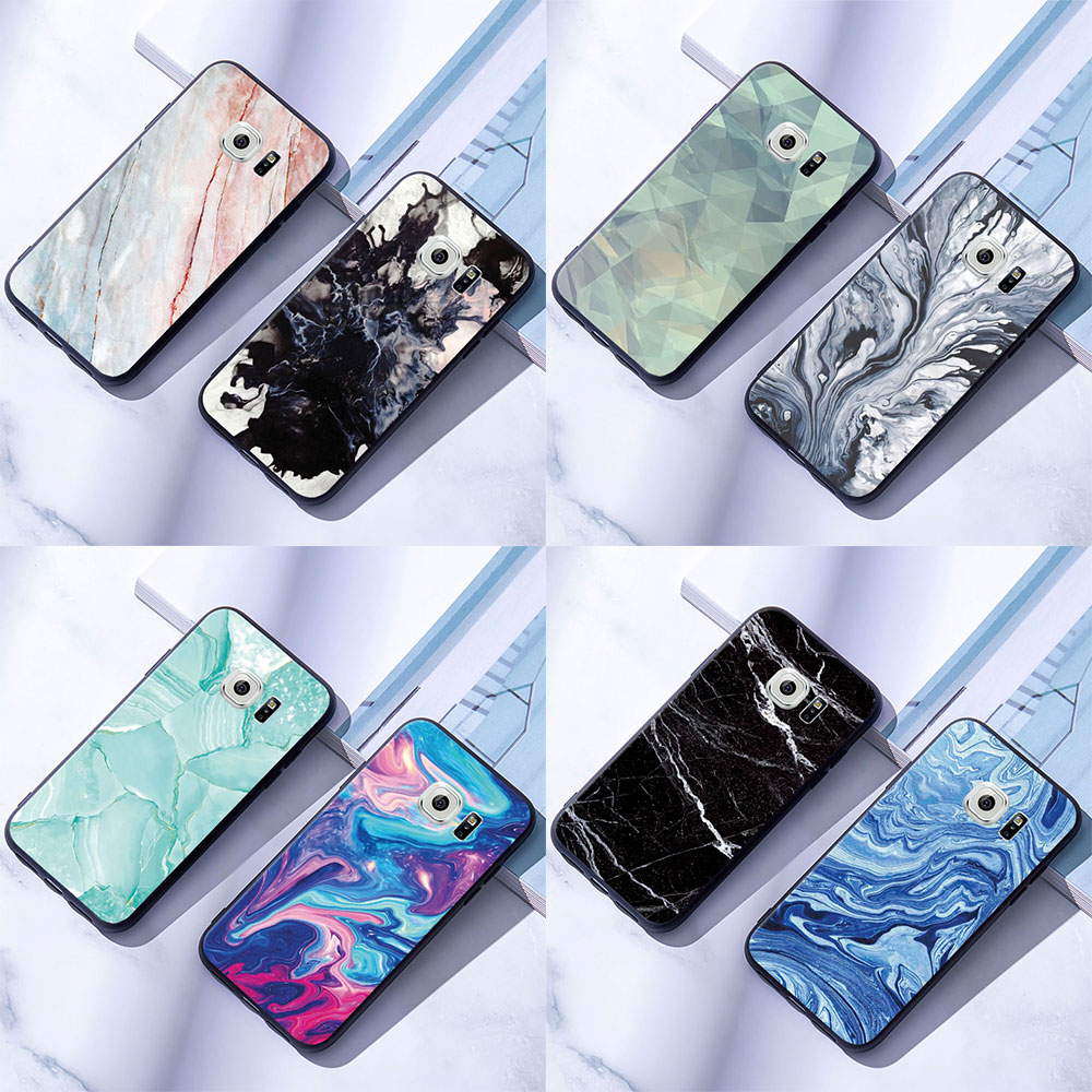 Ốp Điện Thoại Mềm In Đá Granite Cho Samsung Galaxy S6 / S6 Edge / S6 Edge Plus