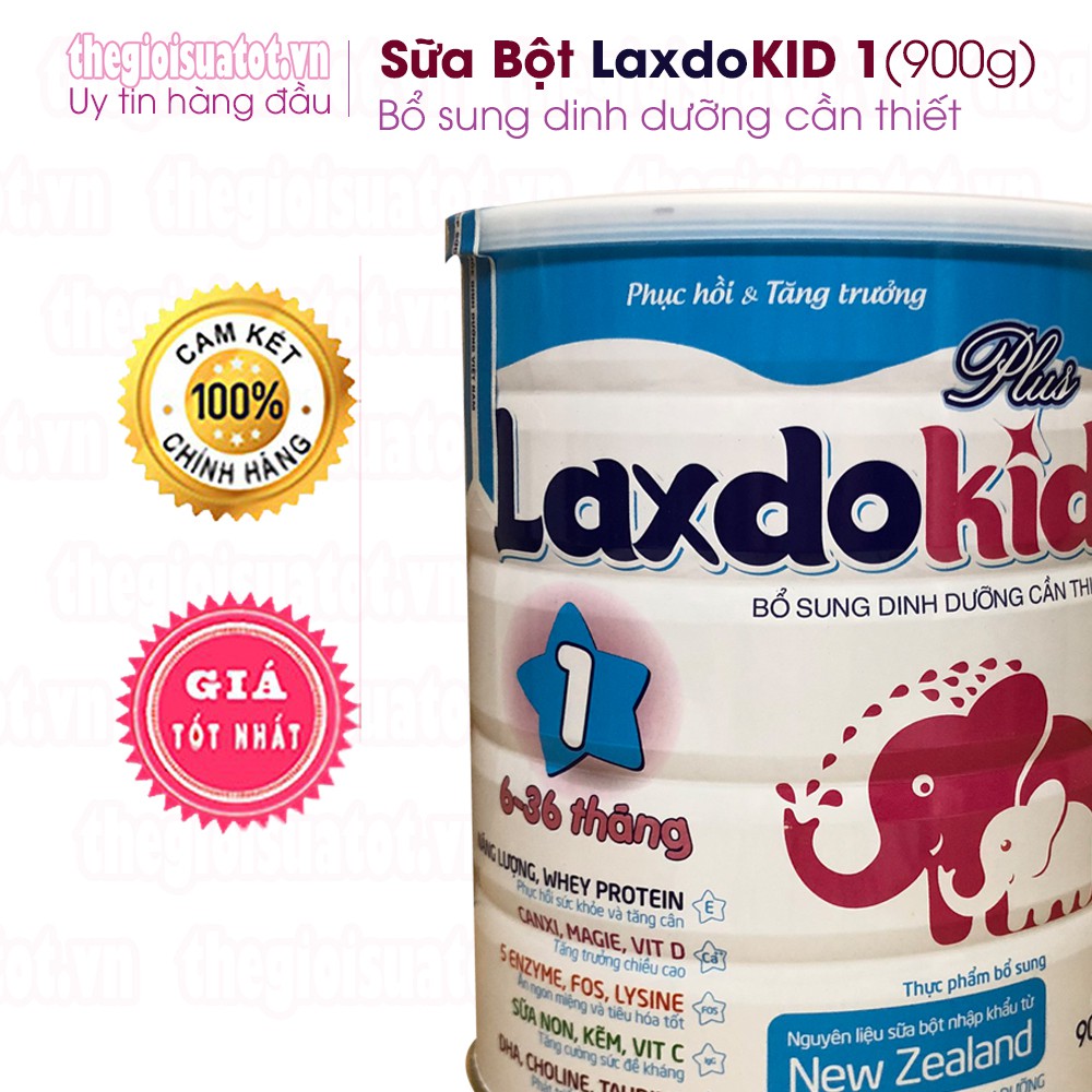 Sữa bột Laxdokid 1 - 900G (Cho trẻ Biếng ăn)