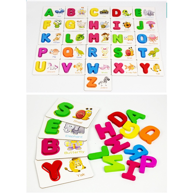 Bộ Thẻ Học Chữ Cái Tiếng Anh Giáo Dục Sớm Cho Bé