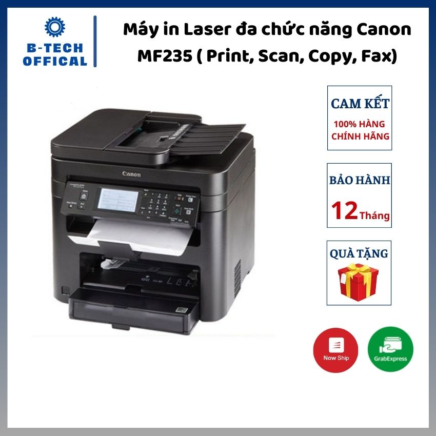 Máy in Laser đa chức năng Canon MF235 (In, Scan, Copy, Fax) Hàng mới chính hãng