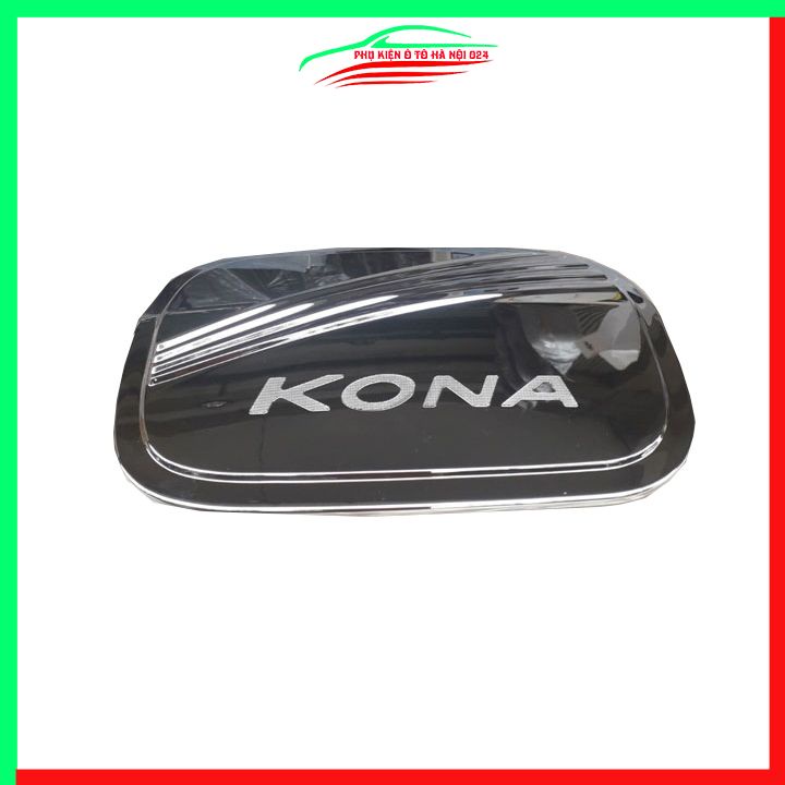 Ốp nắp xăng Kona 2019-2023 mạ crom bảo vệ chống trầy trang trí ô tô