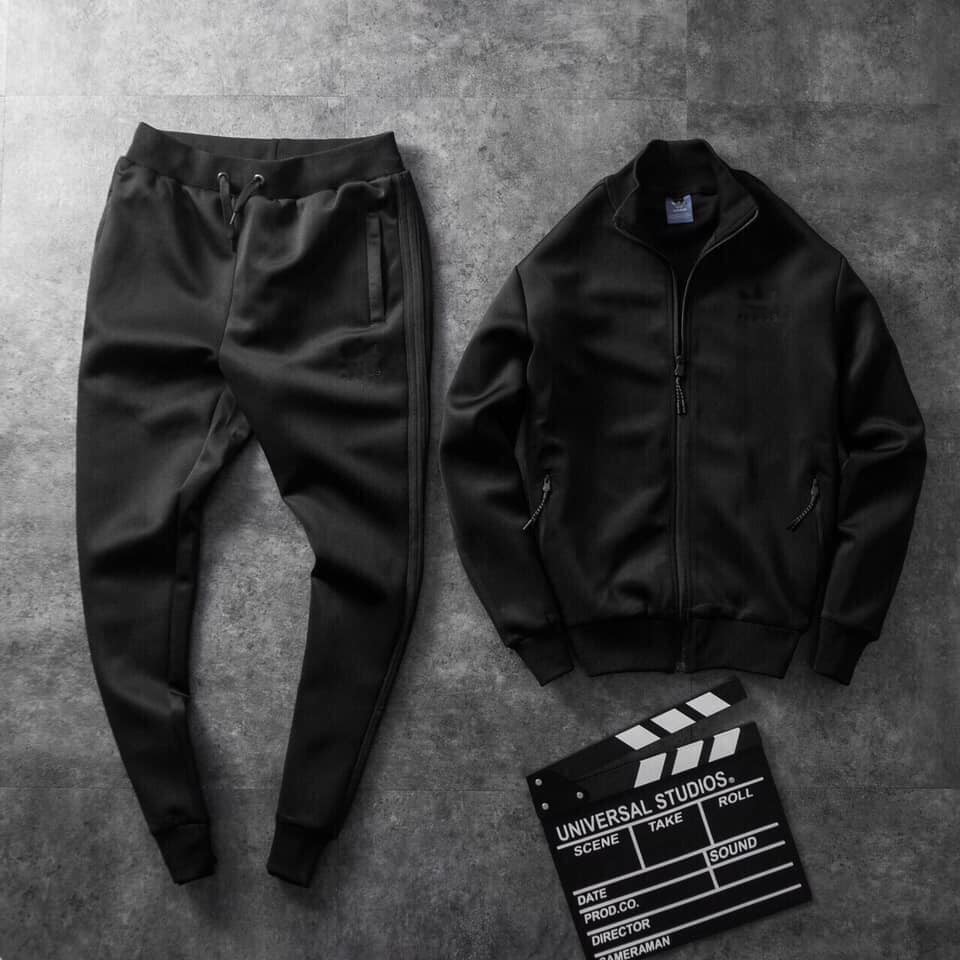 Bộ thể thao nam 2 màu sọc đen trắng | BigBuy360 - bigbuy360.vn