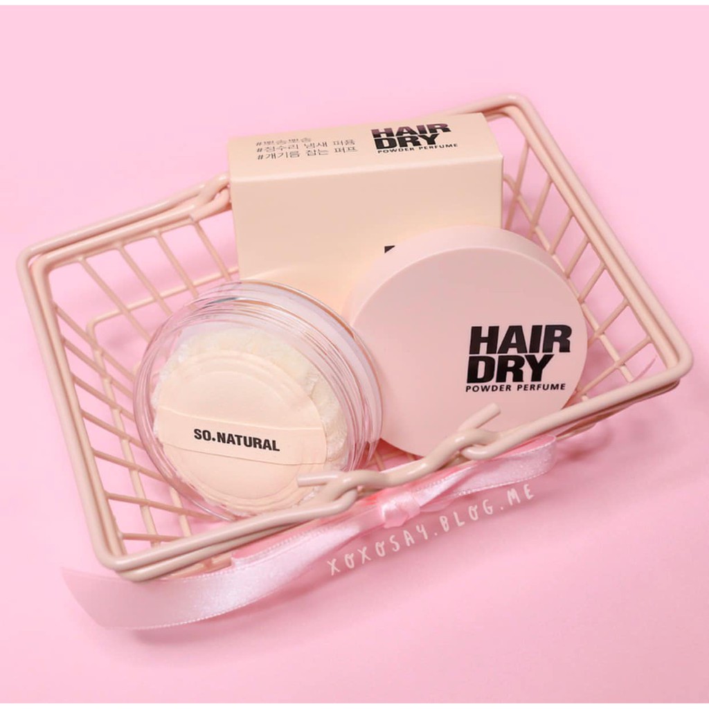 Phấn phủ gội khô Hair Dry Powder Perfume So'natural