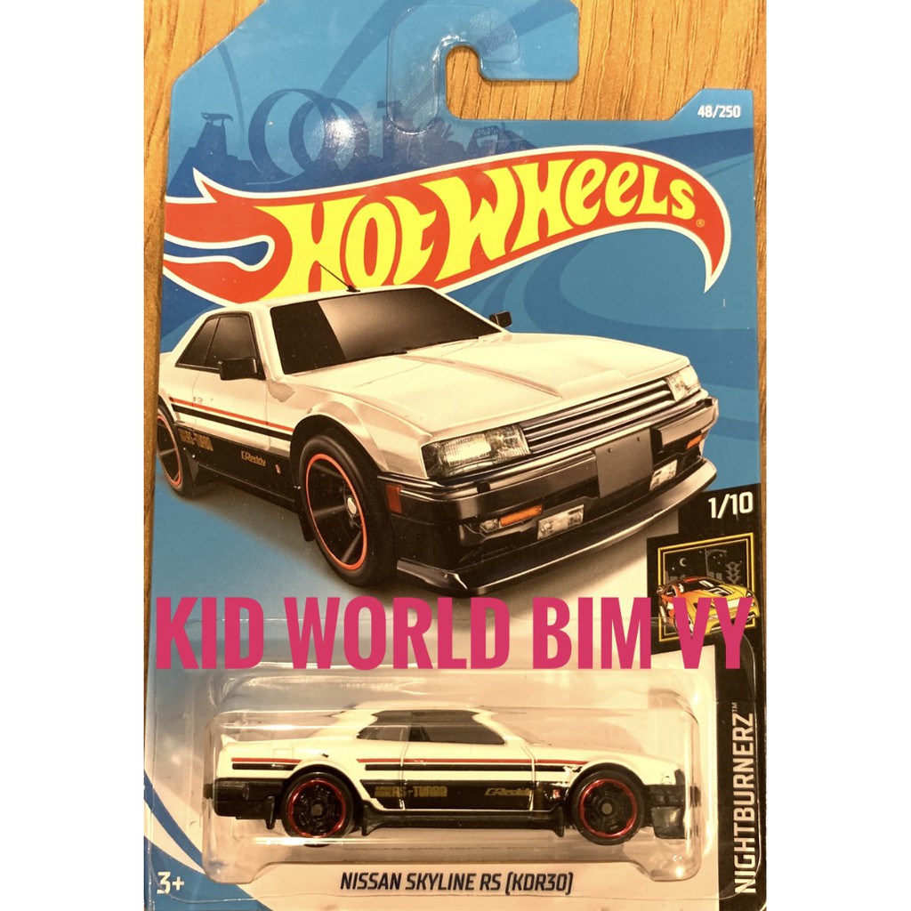 Xe mô hình Hot Wheels basic Nissan Skyline RS KDR30 FYD11.