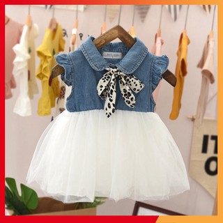 2,5 combo set denim phối chân ren FA1205