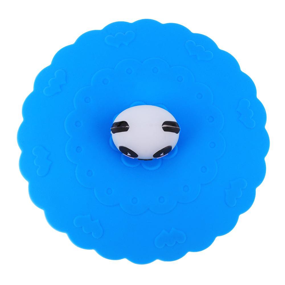 Nắp ly / tách chất liệu silicone hình động vật xinh xắn thiết kế chống đổ nước hàng chất lượng cao