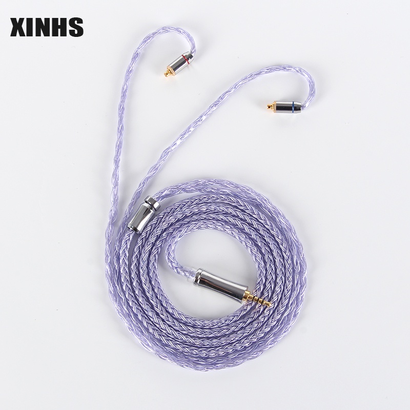 Xinhs Dây Đồng 16 Sợi Màu Tím Mạ Đồng Đơn Pha Lê Với Bạc