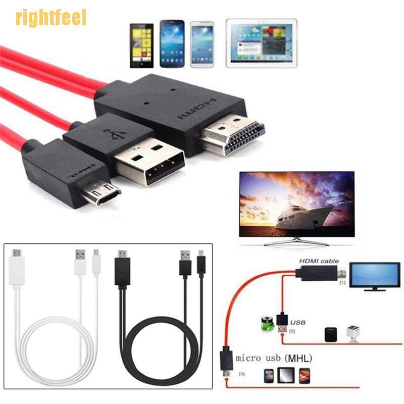 Cáp Chuyển Đổi Micro Usb Sang Hdmi 1080p Hd Tv Cho Điện Thoại Android Samsung