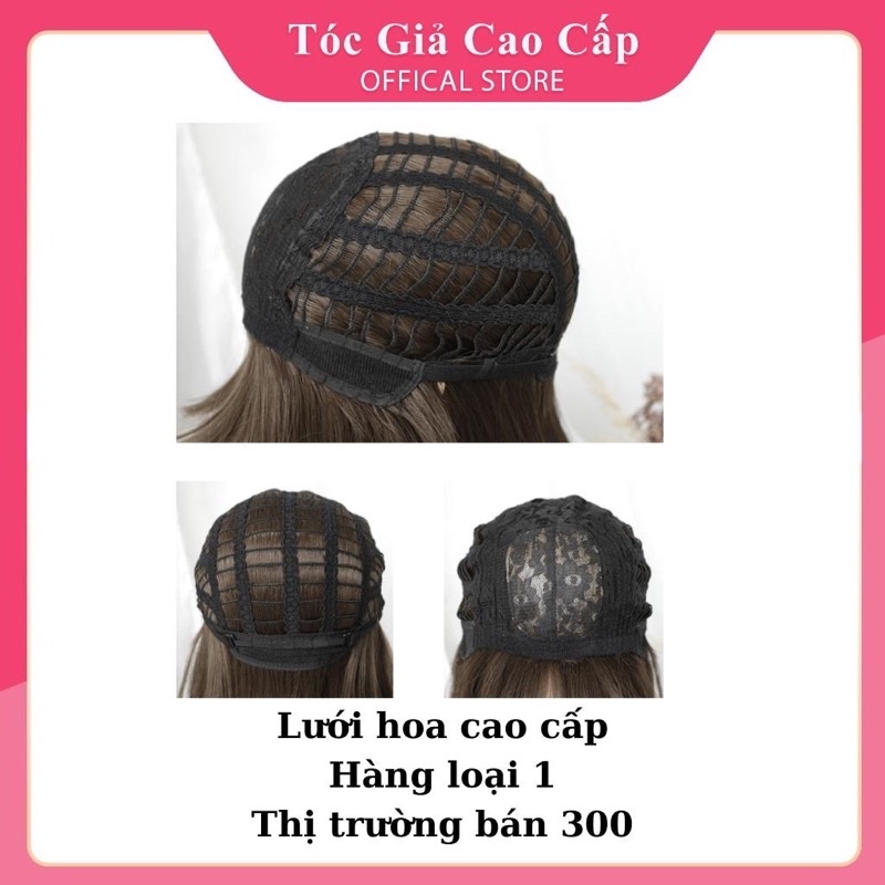 TÓC GIẢ NỮ CẢ ĐẦU XOĂN NHẸ ĐẸP TỰ NHIÊN ❇️freeship ❇️tặng kèm lưới trùm ❇️