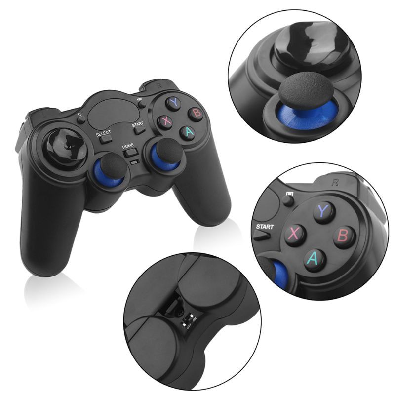 Tay cầm chơi game không dây 2.4G cho Android PC TV Box Tương thích mọi loại game - Bảo hành 1 năm