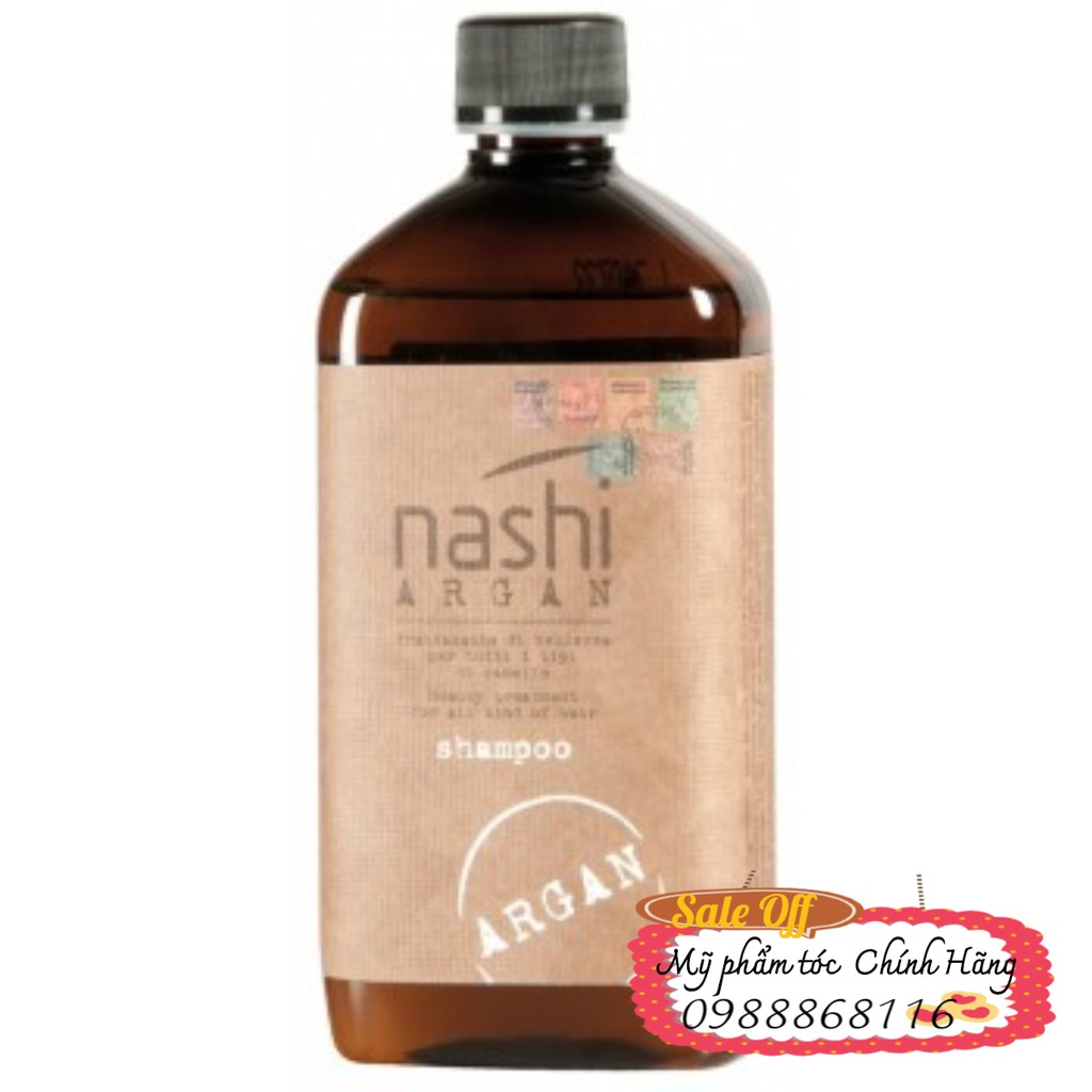 DẦU GỘI CAO CẤP NASHI ARGAN CHỮA TRỊ TÓC HƯ TỔN 500ML