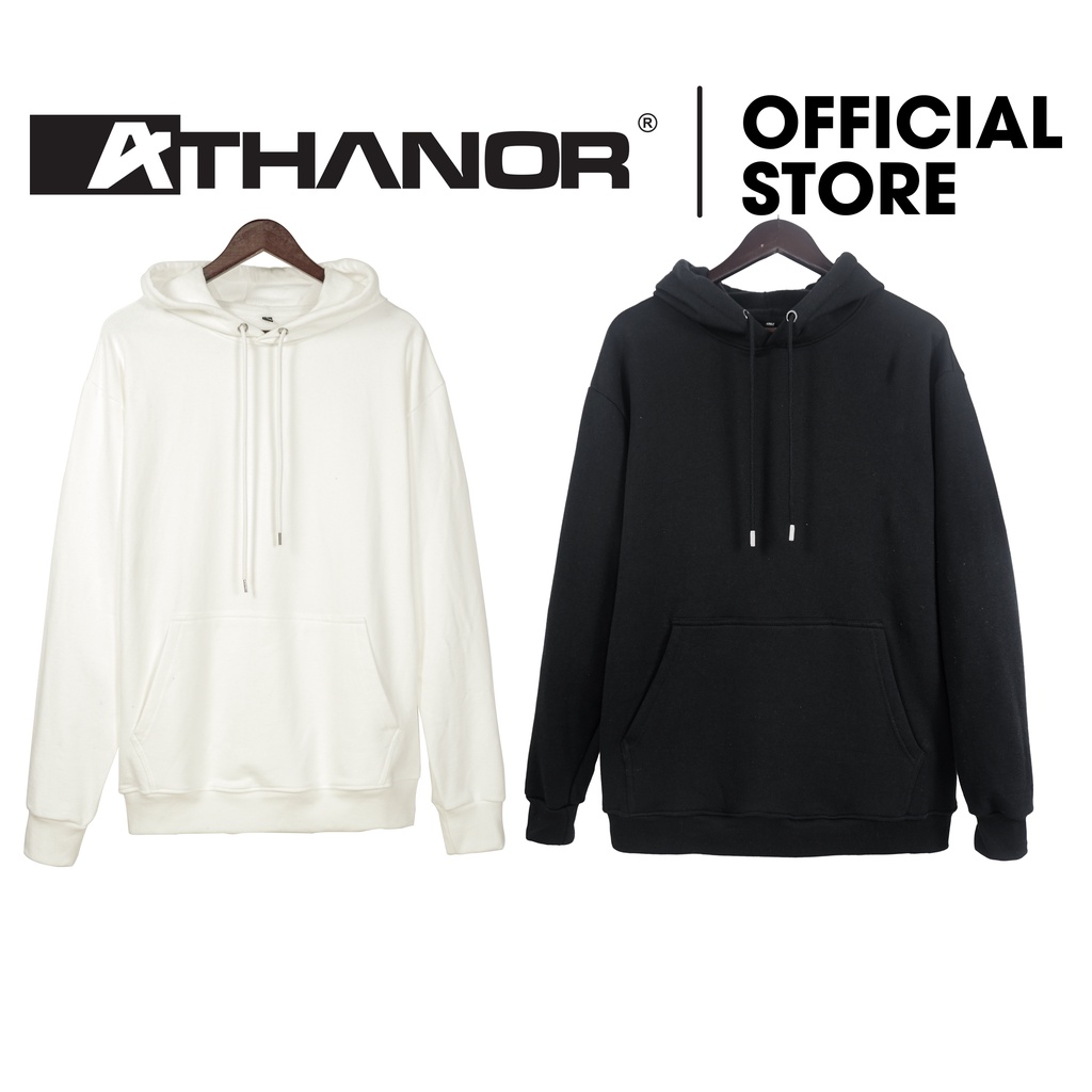 Áo Hoodie Nam Nữ  ATHANOR Chất Nỉ Bông 100%cotton 350 gsm Form Basic mẫu Street Wear HDT808 | BigBuy360 - bigbuy360.vn