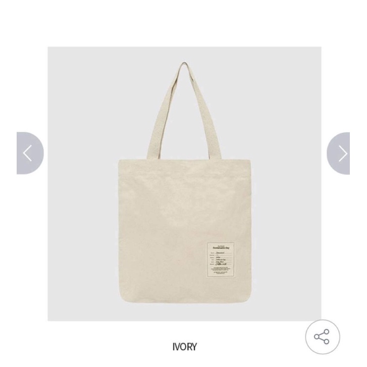 Túi tote Spao (đen + be)