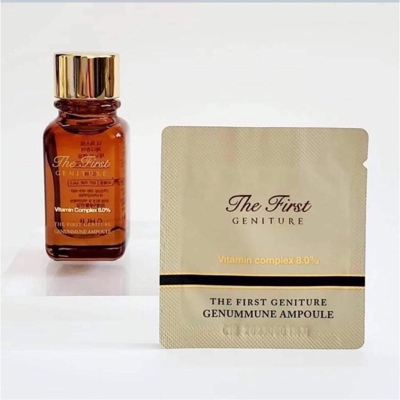 Tinh chất vitamin C serum Ohui The First Complex 8% dưỡng trắng sáng , nâng cơ , tăng đàn hồi ,săn chắc sáng mịn gói 1ml