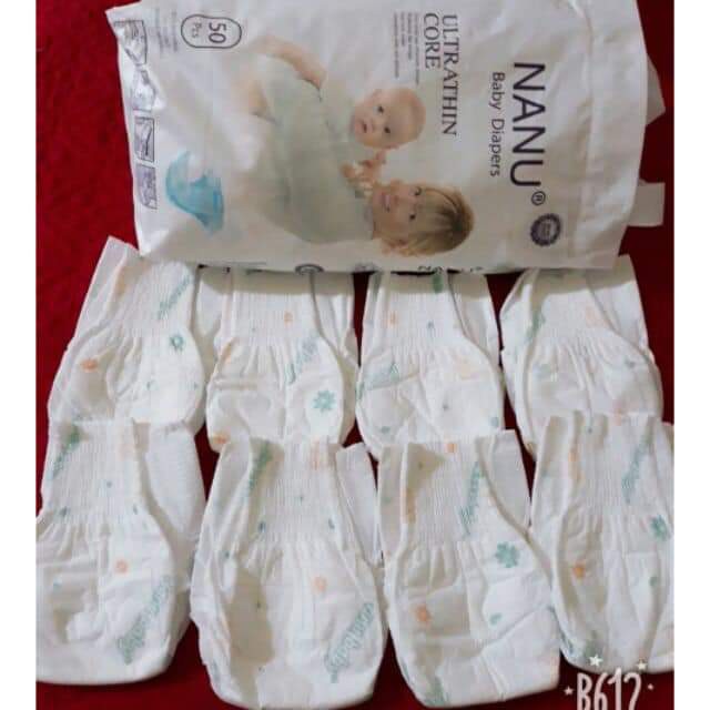 BỈM TÃ DÁN NANU SIZE S/M 100 miếng