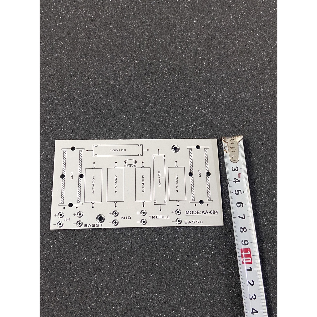 Bo mạch in PCB phân tần 2 bass 1 trung 1 treble