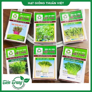 COMBO 6 gói hạt giống Rau Mầm đủ loại , dễ trồng, dễ chăm sóc