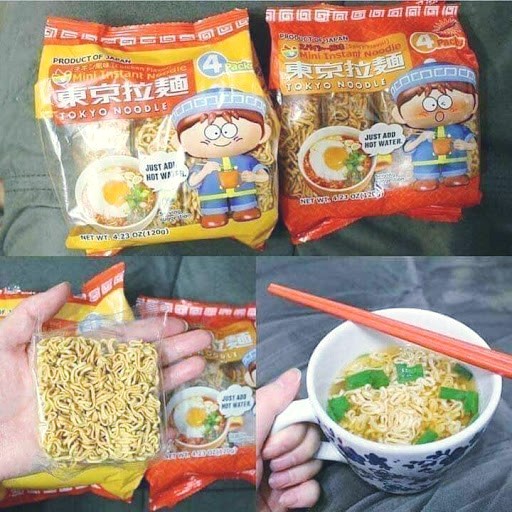 { SALE221 } [Đồ ăn dặm cho bé] Mỳ Nhật Ăn Liền Mug( mỳ Nissin trẻ em)// Mỳ Tokyo ramen cho bé ăn dặm ( Hàng NEW )