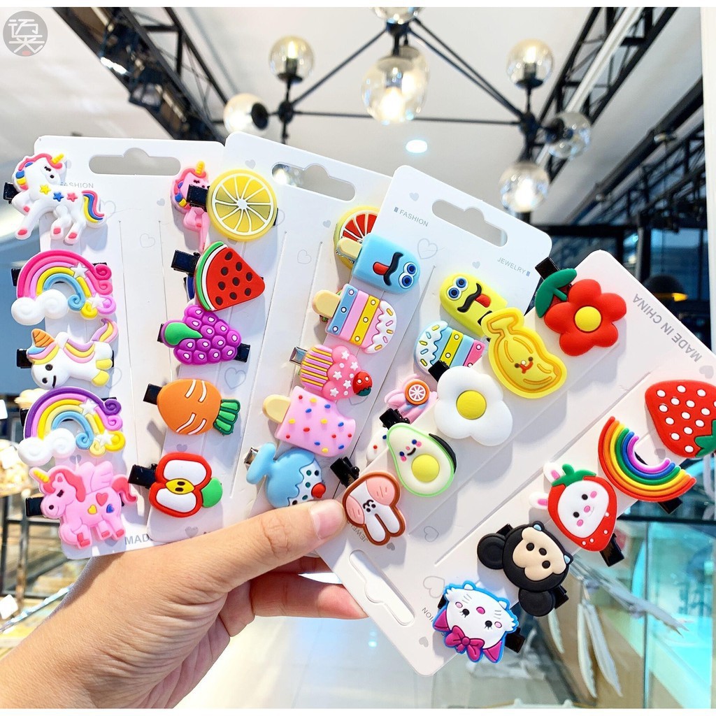 Set 10 Kẹp Tóc Siêu Xinh Cho Bé Mã 02