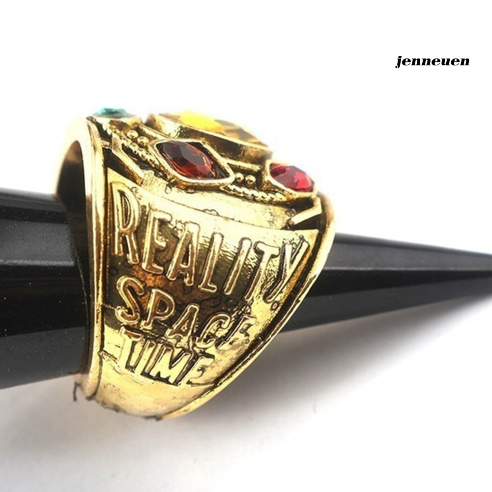 Nhẫn Đính Đá Vô Cực Phong Cách Thanos Thời Trang Cho Nam