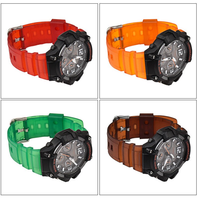 YIFILM Dây đeo silicon cho đồng hồ Casio Mcw-100H / 110h / W-S220 / Hdd-S100 Wv-200 / Ae-2000 / 2100