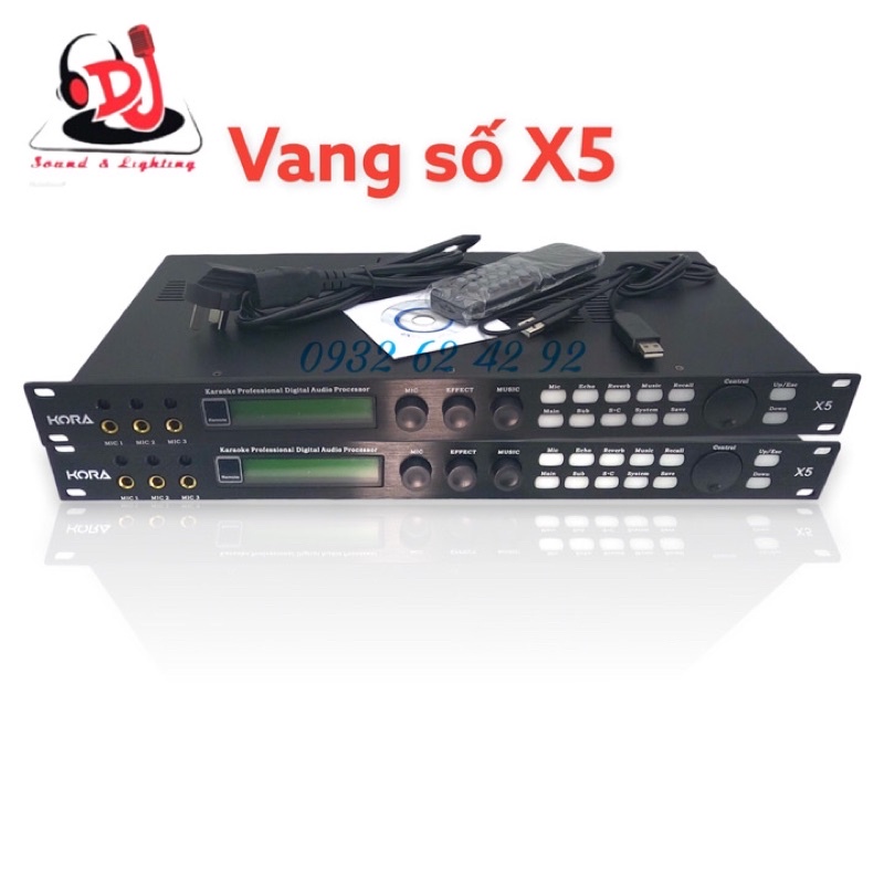 Vang số x5, vang số chống hú karaoke, thiết bị karaoke chuyên nghiệp