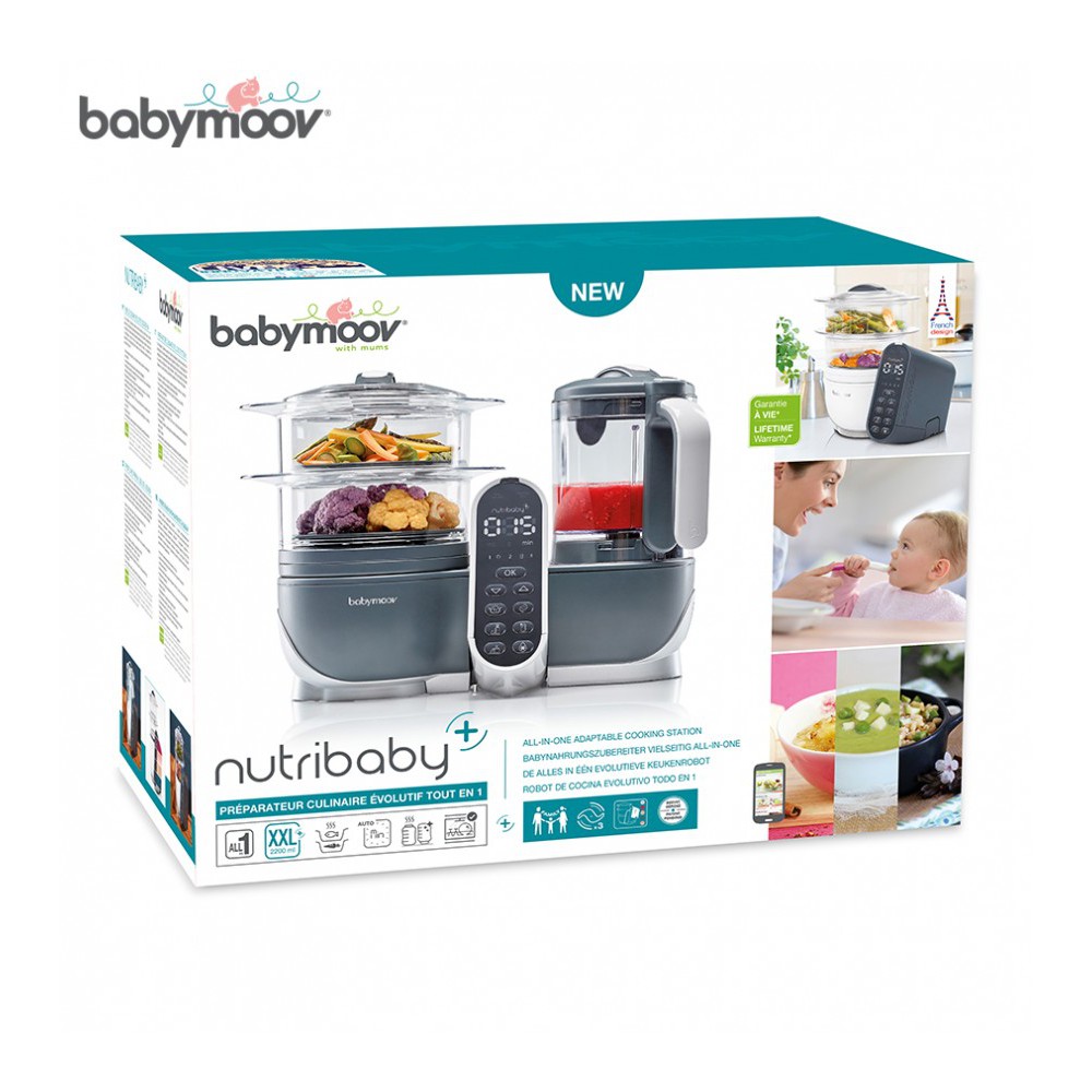 MÁY XAY HẤP ĐA NĂNG NUTRIBABY 5IN1 PLUS BABYMOOV