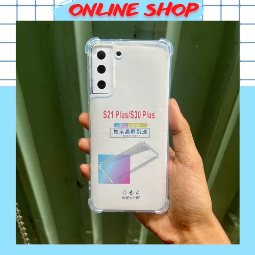 Ốp lưng Samsung S21PLUS dẻo trong suốt có gù chống sốc-phụ kiện online shop