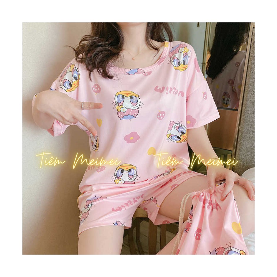 Đồ bộ mặc nhà form rộng dễ thương nhiều họa tiết | BigBuy360 - bigbuy360.vn