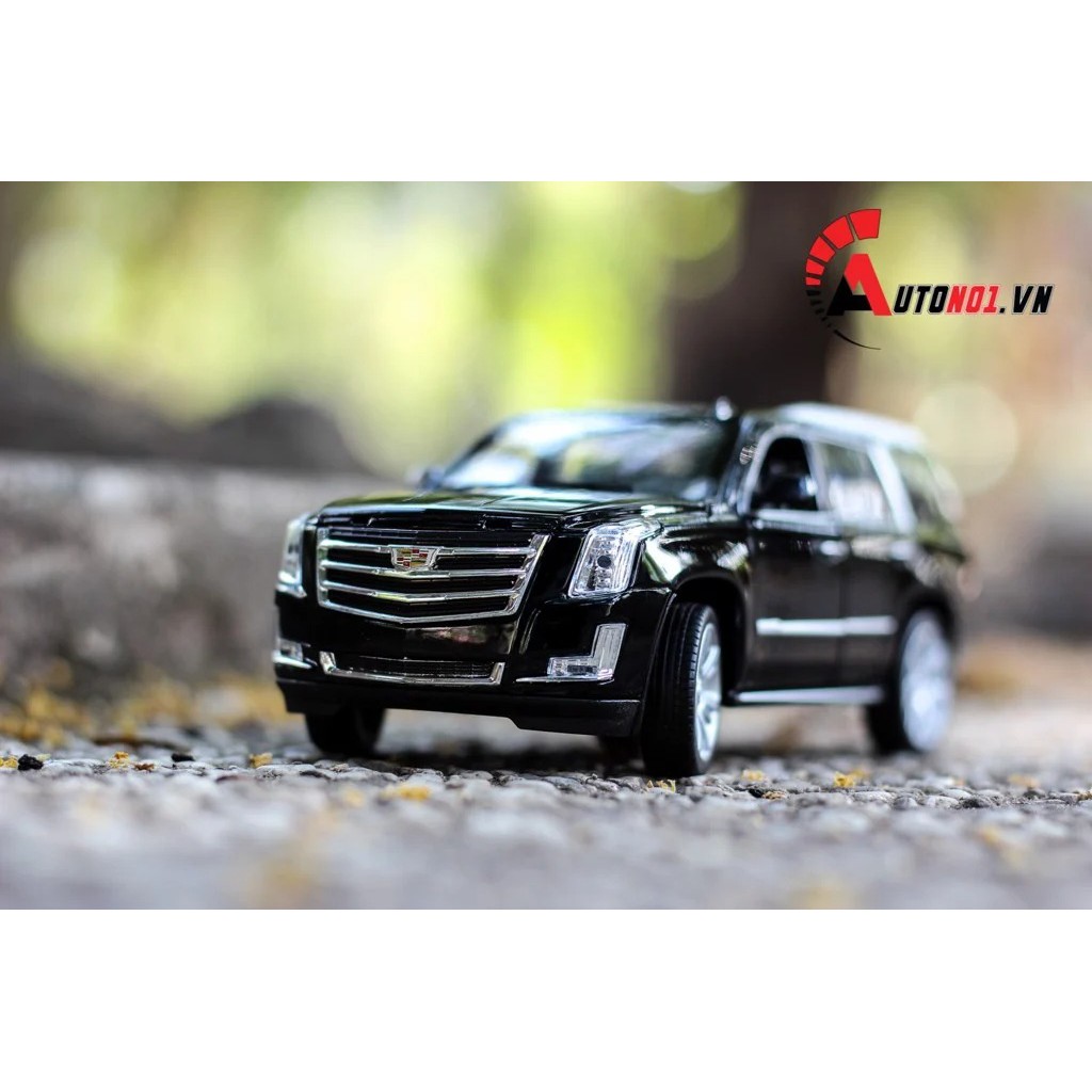 MÔ HÌNH XE CADILLAC ESCALADE 2017 BLACK 1:24 WELLY 5170