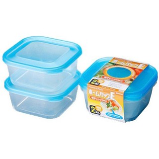 Set 2 hộp nhựa đựng thực phẩm Nakaya 750ml Hàng Nội Địa Nhật