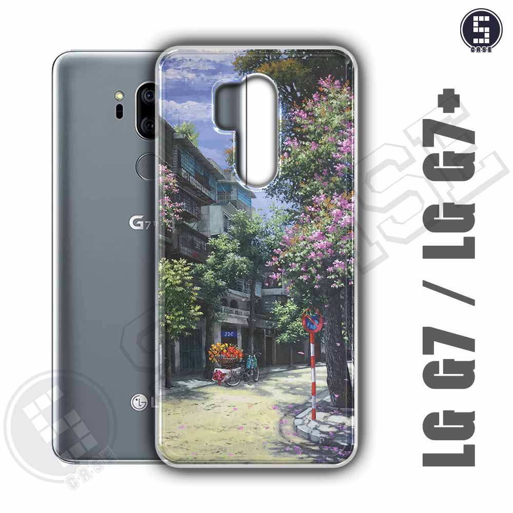 Ốp điện thoại LG G7 / G7+ Dẻo Chống Shock Nhiều Mẫu Tuyển Tập 5 Phố Cổ Sơn Dầu A1101-CL5