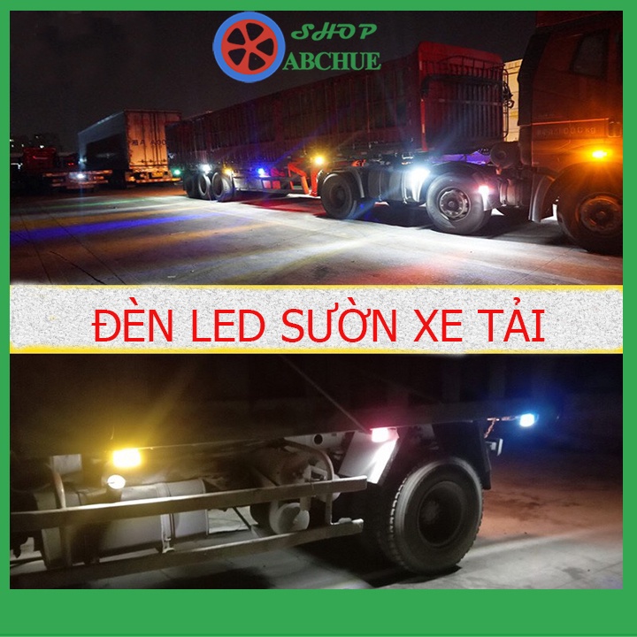 Đèn led sườn xe tải nhiều màu 12V 24V