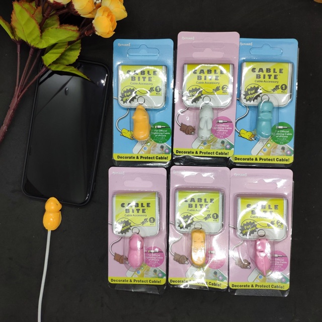 [Hot Hot] Thú Cắn Cáp + Bảo Vệ Dây Sạc Chống Đứt Gãy Siêu CUTE | BigBuy360 - bigbuy360.vn