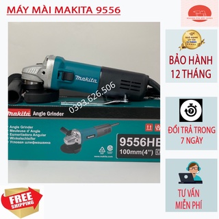 Máy mài, máy cắt cầm tay Makita 9556HB công suất lớn 840W, dùng cho việc cắt góc , cắt thẳng, cắt gỗ, cắt sắt.