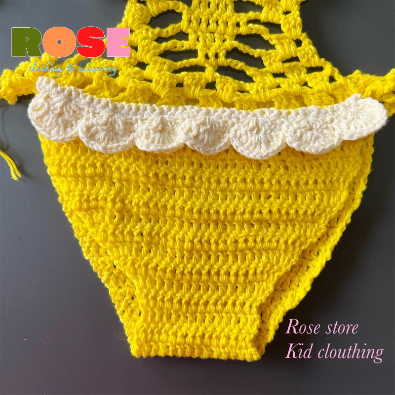 Bikini cho bé gái, đồ bơi đi biển liền thân