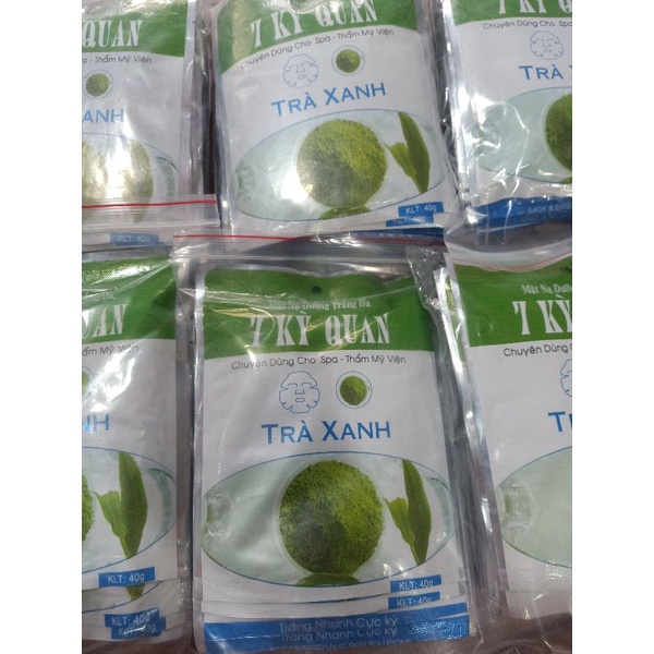 Combo 10 miếng mặt nạ trà xanh 7 kỳ quan.