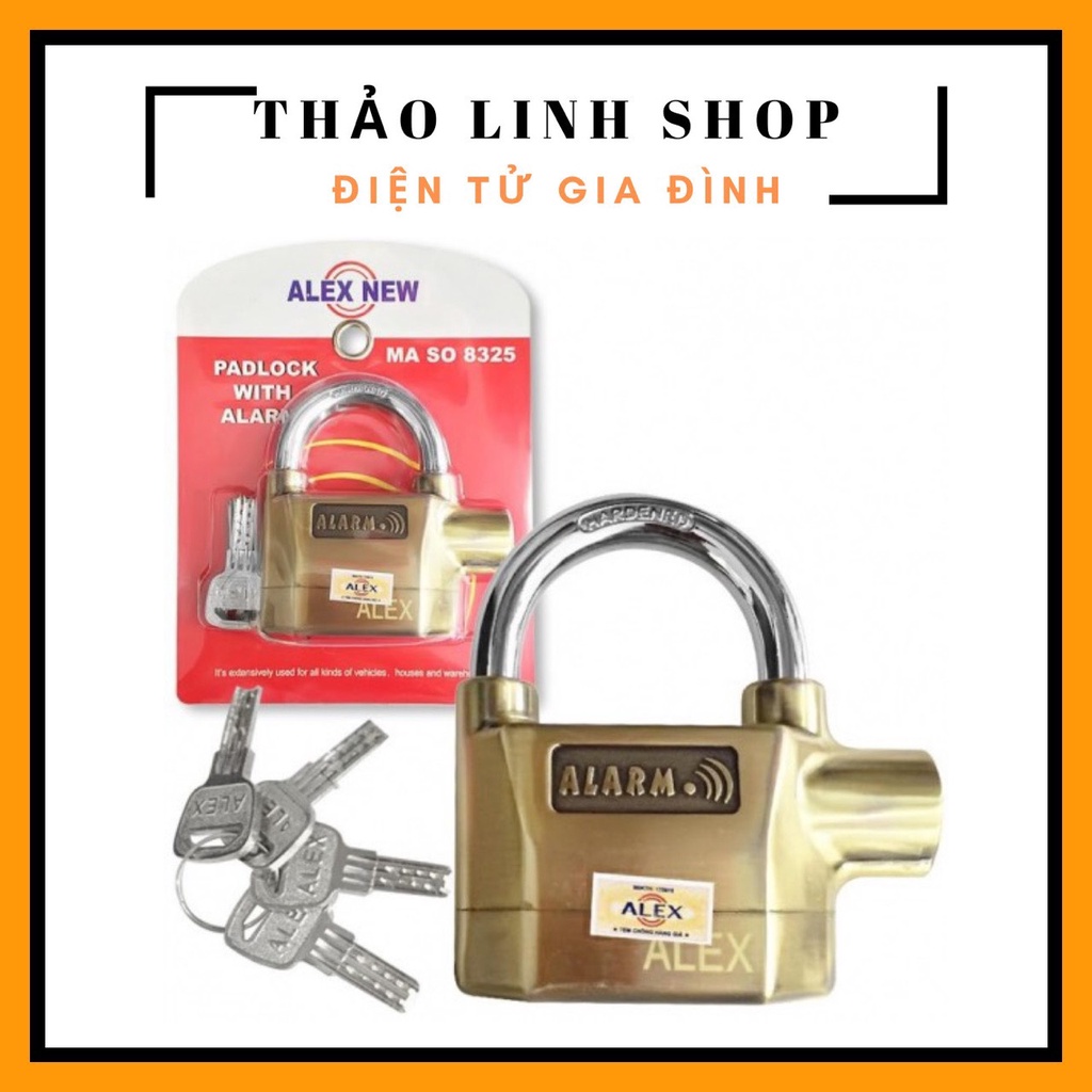 Ổ khóa chống trộm AL zin (lỗi 1 đổi 1) báo động to, chắc chắn bảo vệ ngôi nhà của bạn