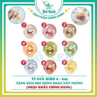Ti giả bibs núm ti giả nhập khẩu đan mạch ,ti ngậm chỉnh nha cho bé sp38
