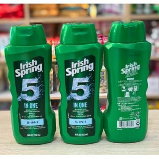 Sữa tắm gội xả Irish Spring 5 In One 532ml của Mỹ HyCosmetic