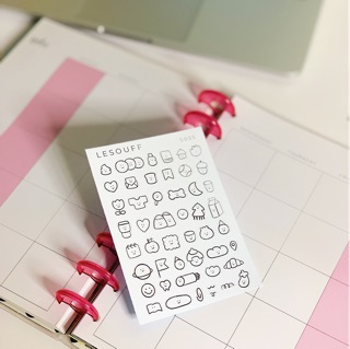 S055 - STICKER TRANG TRÍ PLANNER - BULLET JOURNAL